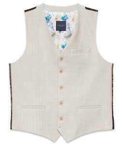 Guide London: Guide London - Flowers Waistcoat - Olive/Sage Green