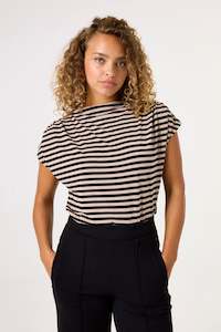 Garcia - Striped Tee - Black