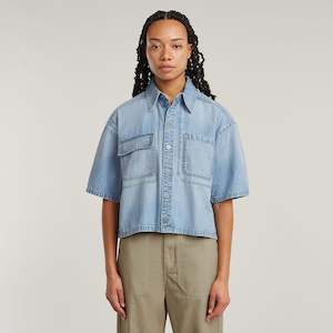 G-Star Raw - Remix SS Shirt - Sun Faded Blue Mist