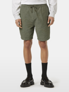 Scotch Soda: Scotch & Soda - Fave Cotton/Linen Short - Army