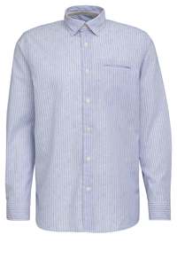 Fil Noir - Roma HBD Shirt - Blue Stripe/Hatch