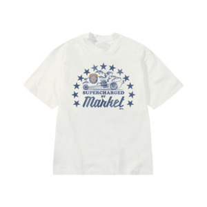 Tees: Market - Supercharged Tee - Unbleached