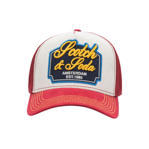 Scotch Soda: Scotch & Soda - Arena Trucker Cap - Red