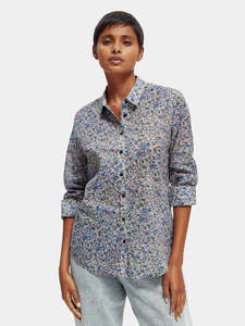 Maison Scotch: Maison Scotch - The Jo Regular Fit Shirt - Rosaria Khaki