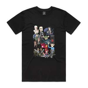 Isthatso - Science Fiction Characters SS Tee - Black