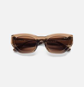 James Ay - Blaze Sunglasses - Transparent Coffee