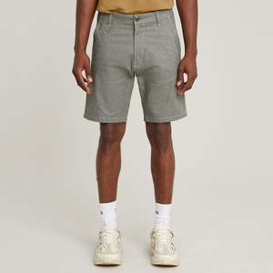 Shorts: G-Star Raw - Bronson 3.0 Slim Chino Short - GS Grey/Milk Dobby