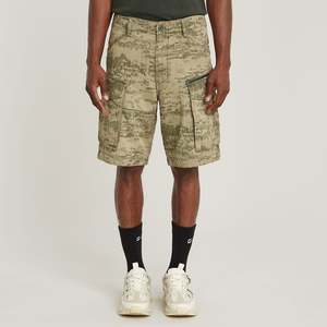 G-Star Raw - Rovic Zip Relaxed 1/2 Short - Light Toggee Shadow Camo