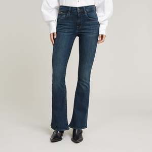 G-Star Raw - 3301 Flare Jean - Worn In Icy Blue