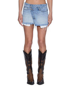 Ksubi: Ksubi - Micro Mini Rap Skirt - Vapour