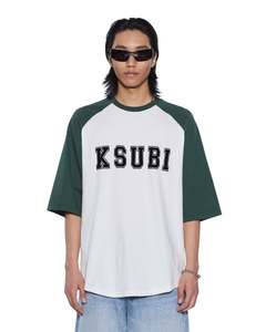 Ksubi: Ksubi - 99 Biggie Raglan SS Tee - Hash