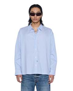 Ksubi: Ksubi - Lanley LS Shirt - Ocean Stripe