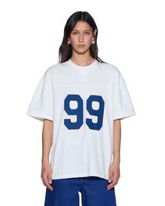 Ksubi: Ksubi - 99 Jersey Boyfriend SS Tee - Vintage White