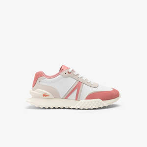 Lacoste - L-Spin Deluxe 124 2 Leather Sneaker - White/Pink