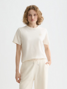 Maison Scotch: Maison Scotch - Chest Artwork Regular Tee - Off White