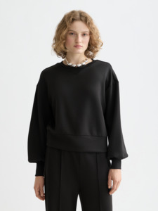 Maison Scotch - Modal Sweatshirt - Black