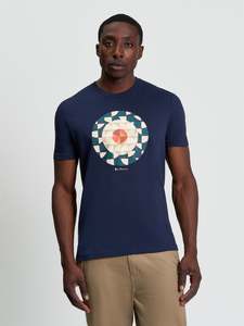 Ben Sherman - Geo Target Tee - Dark Navy