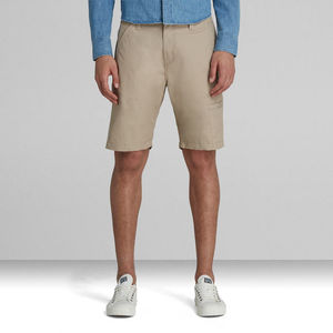 G Star Raw: G-Star Raw - Worker Chino Poplin Short - Lt Rock