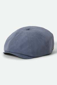 Brixton: Brixton - Brood Snap Cap - Slate Blue Brushed Satin