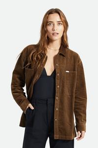 Brixton: Brixton - Dundee Corduroy Overshirt - Desert Palm