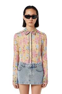 Diesel: Diesel - C-Giselle Shirt - Yellow