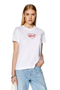 Diesel: Diesel - T-Reg-L4 T-Shirt - White
