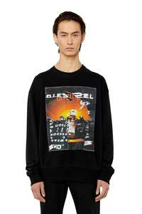 Diesel: Diesel - S-Macs-Poff Sweatshirt - Black