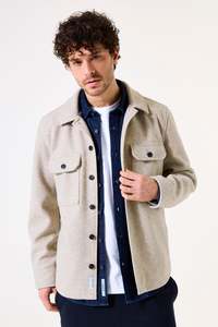 Garcia: Garcia - Felted Overshirt - Sand