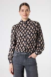 Garcia: Garcia - Brushed Diamond LS Shirt - Black