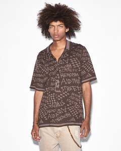 Ksubi: Ksubi - Heroism Knit Resort SS Shirt - Java