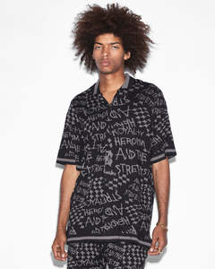 Ksubi - Heroism Knit Resort SS Shirt - Black
