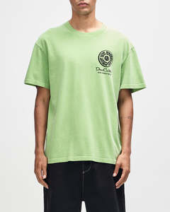 New Season: Deus - Los Angeles Address Tee - Parrot Green