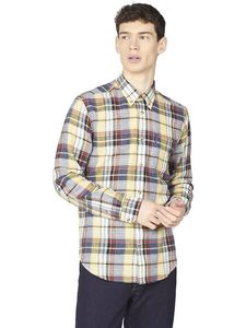 Ben Sherman - Slub Madras Check LS Shirt - Yellow
