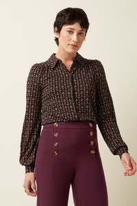 King Louie - Carina Blouse Jangle - Black