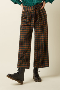 King Louie - Ava Pant Brook Check - Black