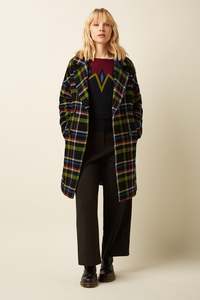 King Louie - Nia Coat Karly Check - Black