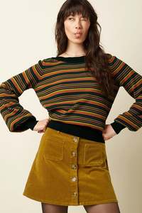 King Louie: King Louie - Audrey Bell Top Marielle - Black