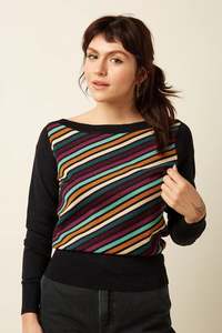 King Louie: King Louie - Ivy Top Lapis - Black