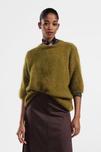 Dixie: Dixie - 3/4 Sleeve Pullover - Olive