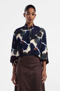 Dixie: Dixie - Pansy Print Shirt - Multi