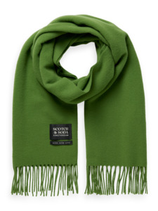 Accessories: Scotch & Soda - Unisex Virgin Wool Scarf - Mojito