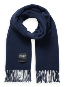 Scotch & Soda - Unisex Virgin Wool Scarf - Night