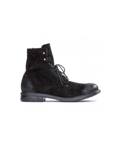 Footwear: MJUS - Laced Leather Boots - Nero
