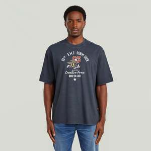 G Star Raw: G-Star Raw - Angry Bee Loose R Tee - Salute GD