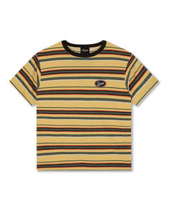 New Season: Deus - Forecourt Stripe Tee - Yellow