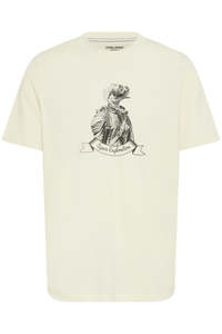 Blend: Blend - Bhilan Graphic Tee - Vanilla Ice