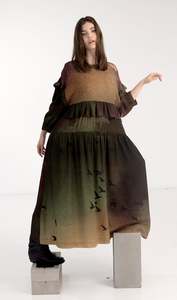 Salasai - Shadow Dress - Rainbird Print