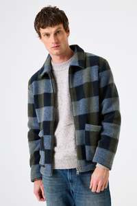 Garcia - Checked Jacket - Green Moss