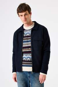 Garcia - Boucle Textured Jacket - Blue Graphite