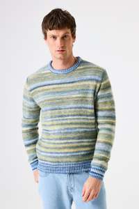 Garcia - Space-Dye Knit Pullover - Yellowwood